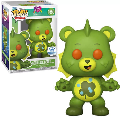 Good Luck Bear as Gill-Man Funko Pop! Movies Care Bears x Monsters - Approx. 4.3" Collectible Limited Edition Vinyl Figure #1650 with Window Display Box