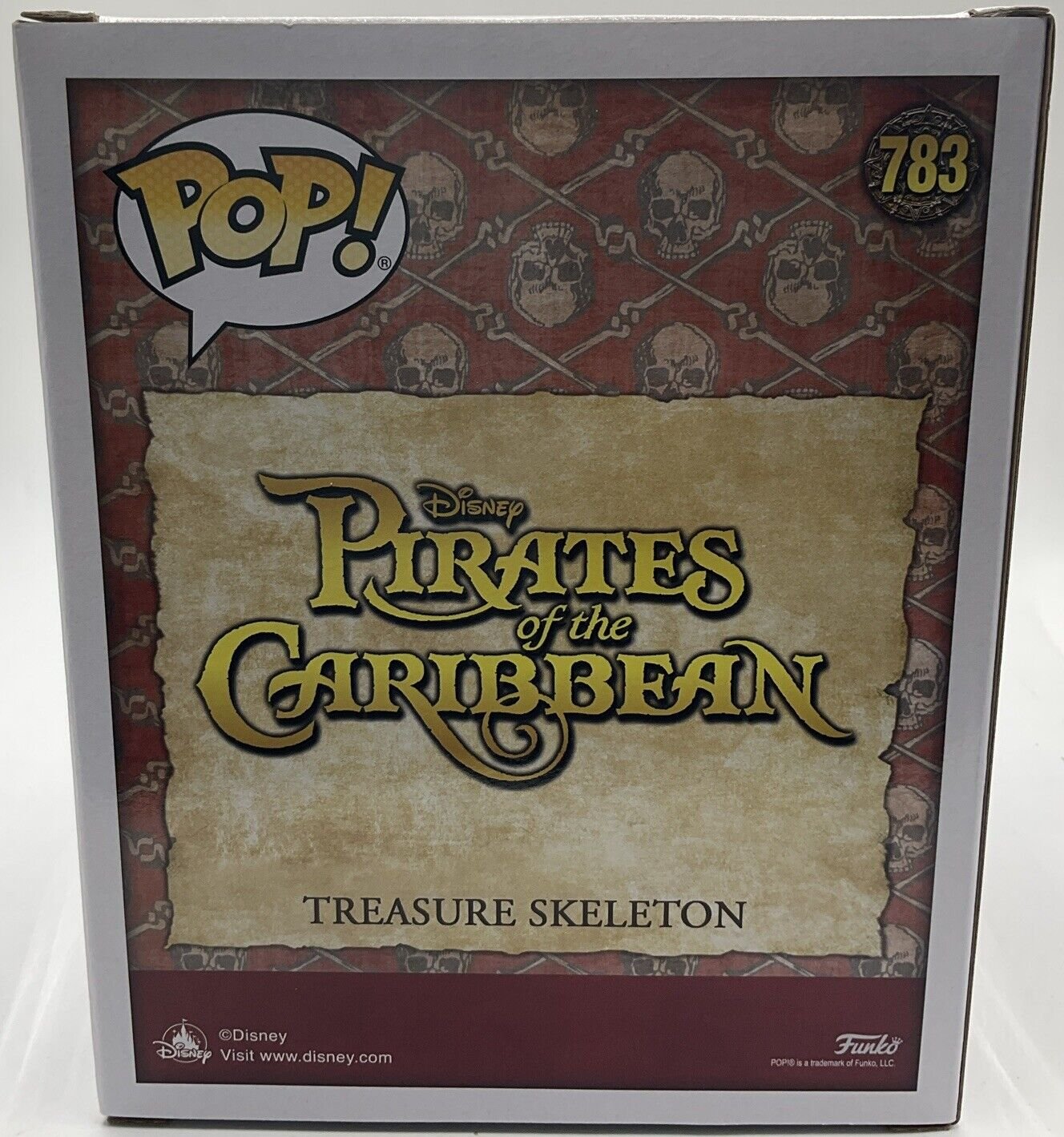 Funko Pop! Deluxe: Treasure Skeleton #783 (GITD) ECCC Exclusive LE 4000 Pieces