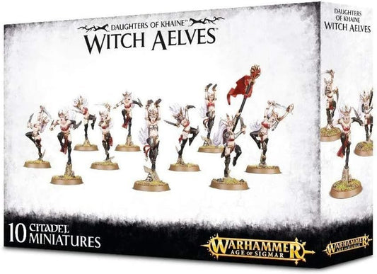 Warhammer Age of Sigmar: Daughters of Khaine Witch Aelves - 10 Citadel Miniatures