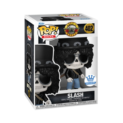 Slash Skeleton Funko Pop! Rocks Guns N Roses – Iconic Rock Guitarist - Approx. 3.95" Collectible Exclusive Vinyl Figure #402 with Display Box Protector Case