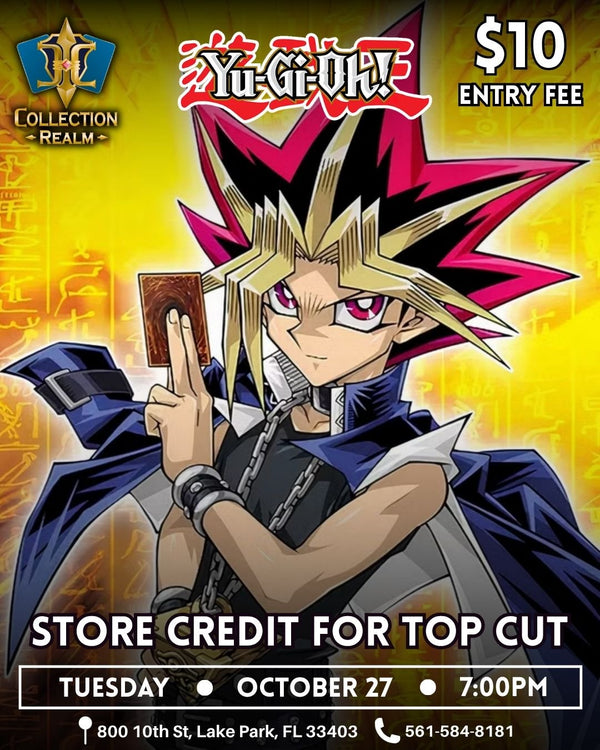 Yu-Gi-Oh! – Trading Card Game Tournament – October 27 2026 (Tuesday) 7:00 PM