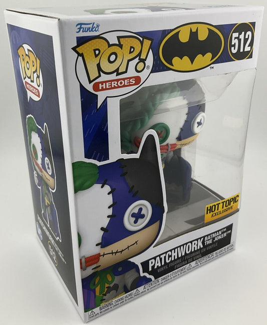 Funko Pop Patchwork Batman The Joker #512 Hot Topic Exclusive DC