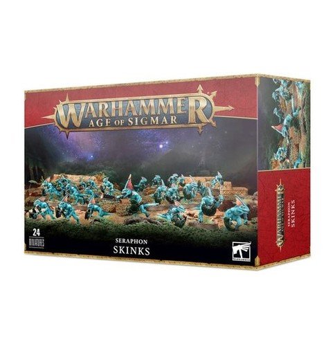 Games Workshop Warhammer AOS Seraphon Skinks - 24 Miniatures - NEW SEALED