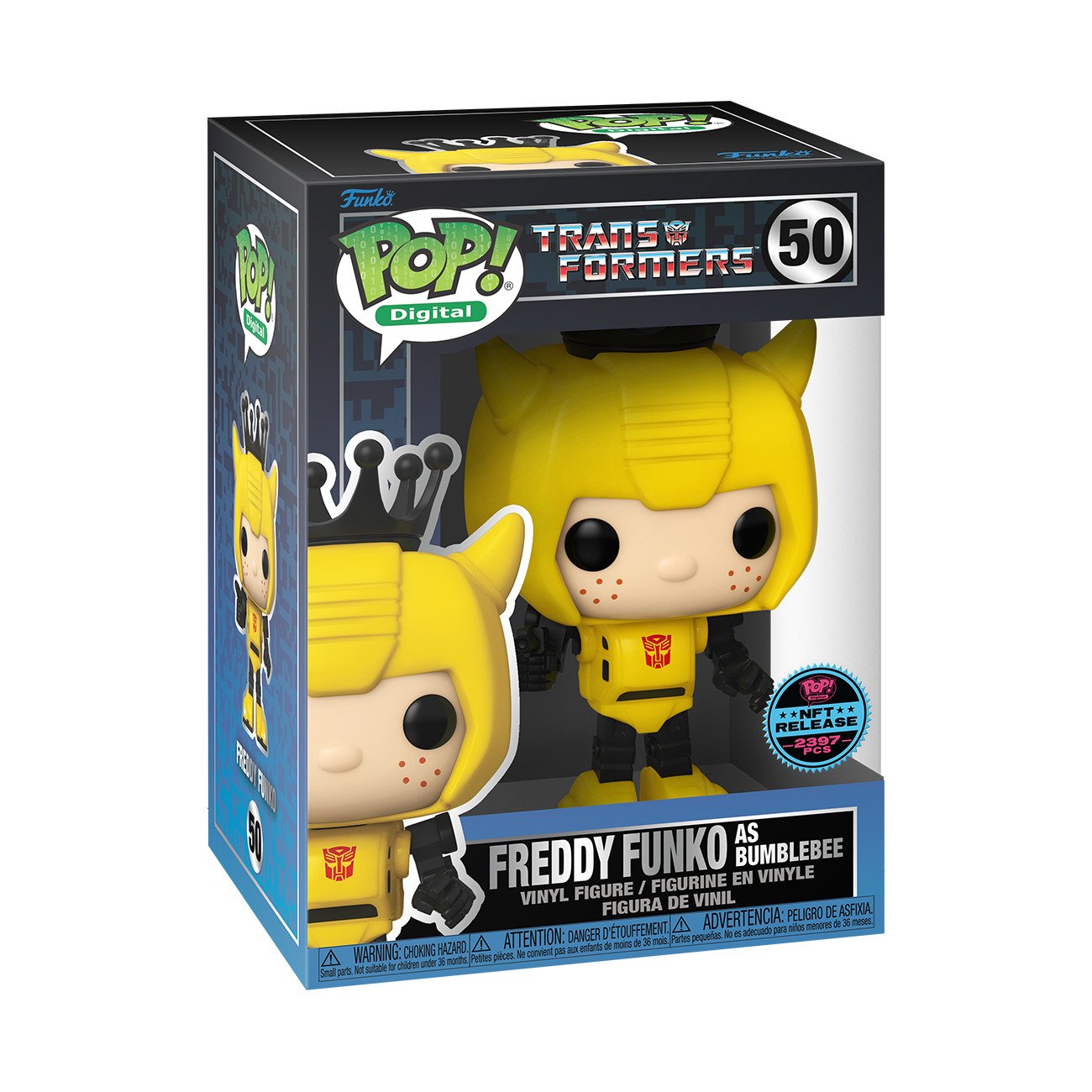 Funko POP!  #50 Transformers Freddy Funko as Bumblebee Royalty 2397 Pieces