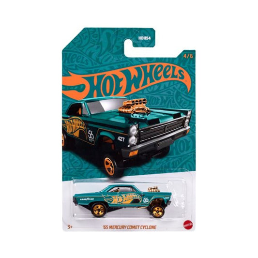 '65 Mercury Comet Cyclone 4/6 Hot Wheels 56th Anniversary Pearl and Chrome 2024 Toys Die-Cast -  Special Edition