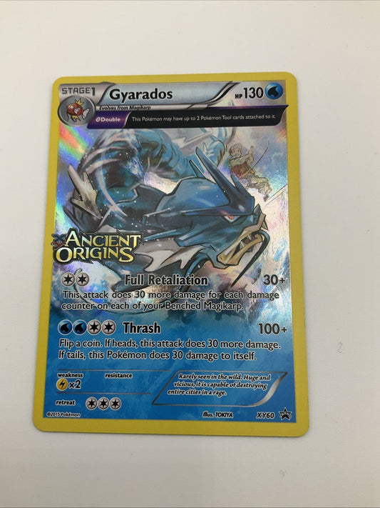 2015 Pokemon Gyarados XY Ancient Origins Prerelease XY60 Black Star Promo NM