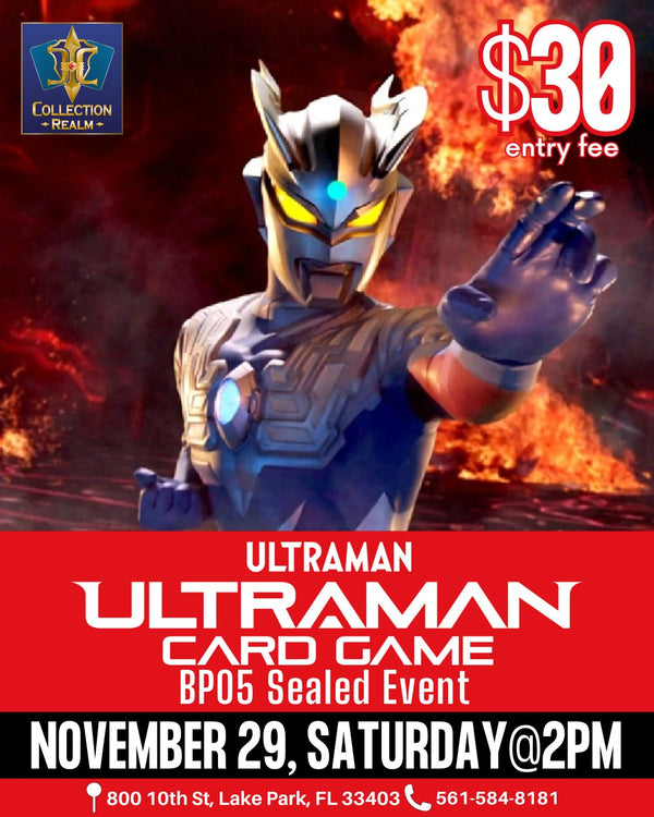 Ultraman Card Game – BP05 Sealed Event