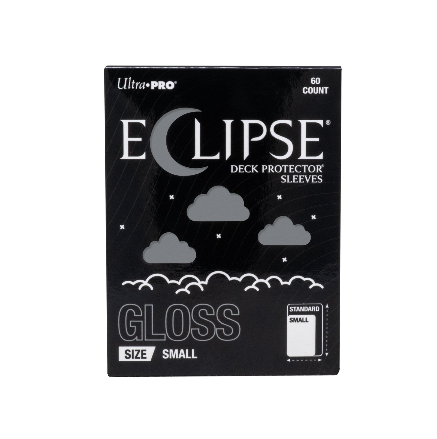 Ultra PRO Eclipse Gloss Small Deck Protector Sleeves Smoke Grey 60CT – Premium TCG Trading Card Sleeves for Collectible Card Games, Fully Opaque Card Protection (PRE-ORDER AUGUST)