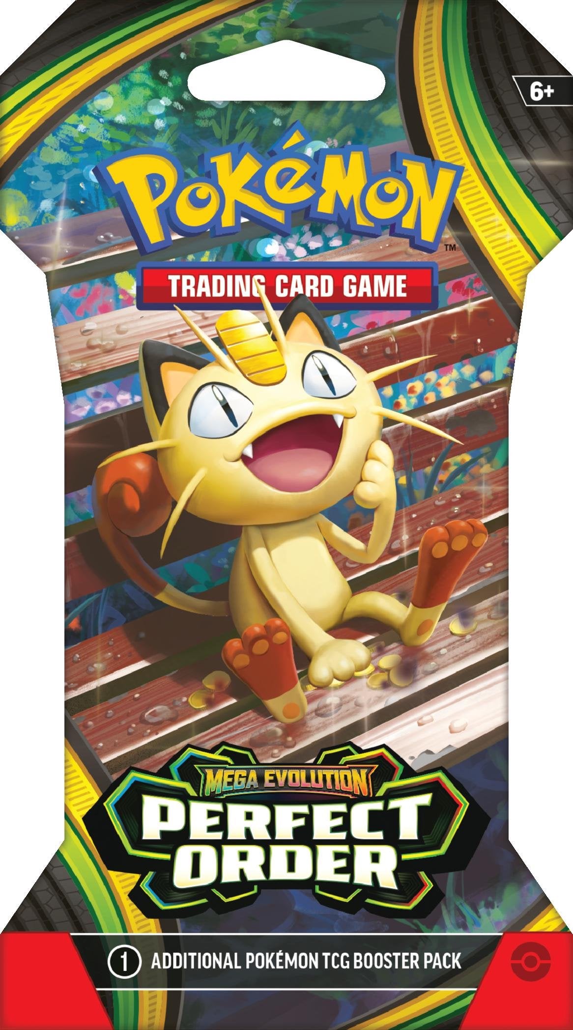 Pokemon TCG Mega EV ME3 Sleeved Booster Pack - Perfect Order Expansion, Collectible Pokémon Cards, Trading Card Game Booster for Decks & Anime Card Collectors