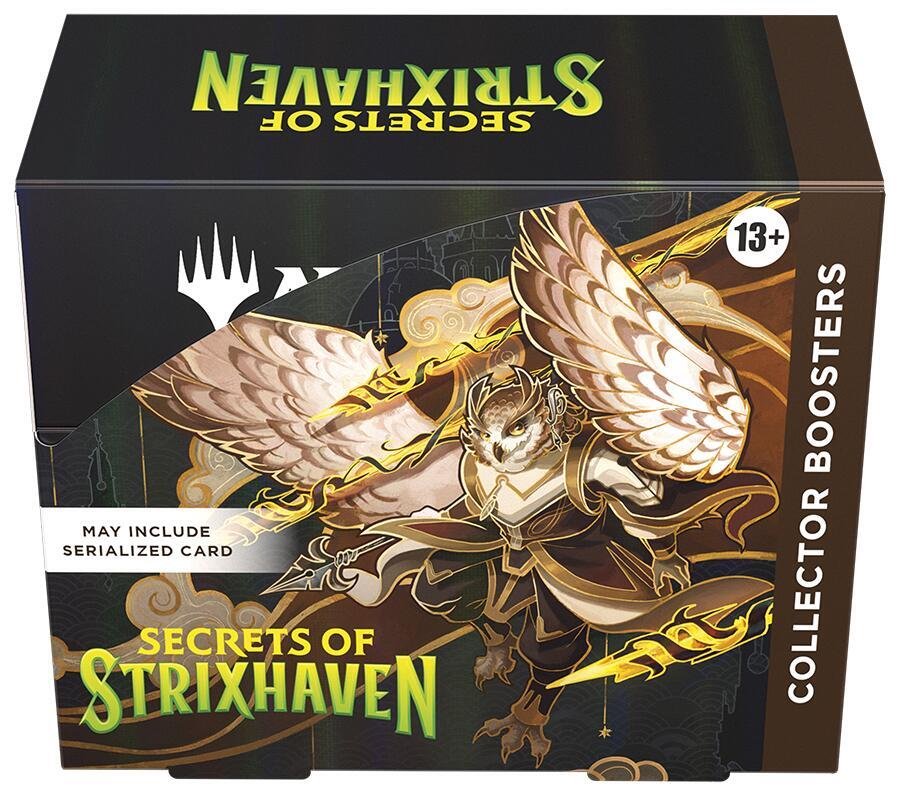how many mythics in a booster box MTG Secrets of Strixhaven Collector Booster Box – 12 Premium Boosters with Rares, Mythics, Foils & Mystical Archive Cards for Collectors & Players