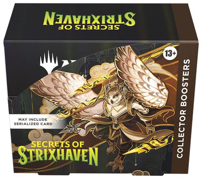 MTG Secrets of Strixhaven Collector Booster Box – 12 Premium Boosters with Rares, Mythics, Foils & Mystical Archive Cards for Collectors & Players (PRE-ORDER APRIL)