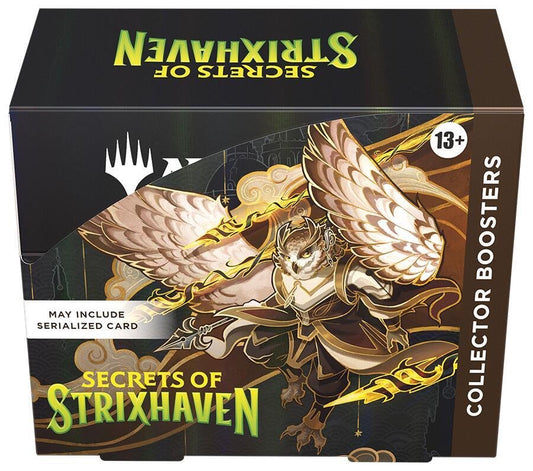 MTG Secrets of Strixhaven Collector Booster Box – 12 Premium Boosters with Rares, Mythics, Foils & Mystical Archive Cards for Collectors & Players (PRE-ORDER APRIL)