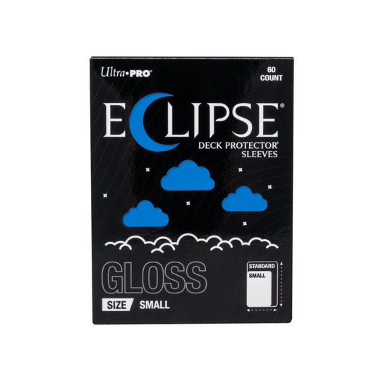 UP Eclipse Gloss Small Deck Protector Sleeves Pacific Blue 60CT – Opaque TCG Card Sleeves for Trading Cards, Durable Smooth Shuffle Card Game Protection for Collectibles & Card Deck (PRE-ORDER AUGUST)