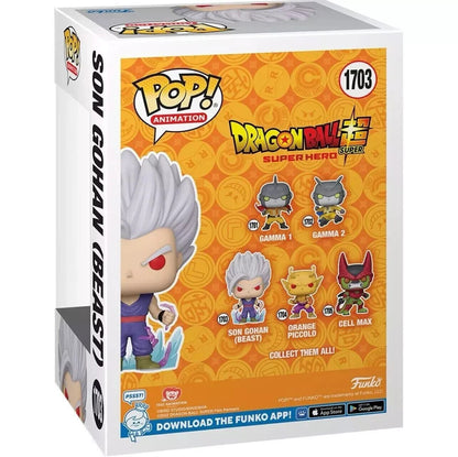 Son Gohan (Beast) Funko Pop! Dragon Ball Super Hero - Collectible Exclusive Vinyl Figure #1706 in Window  Box Display