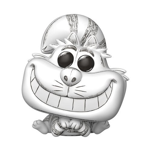 Cheshire Cat #1645 Funko Pop! Disney Sketched Alice in Wonderland - Approx. 3" Collectible Vinyl Figure Bundled with Display Box Protector Case - Estimated Arrival: Oct. 2025 (PRE-SALE)