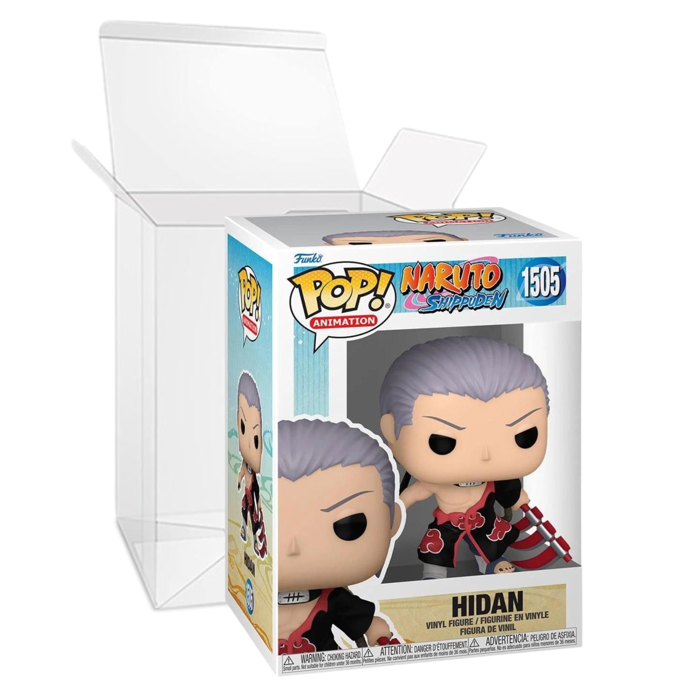 Hidan Funko Pop! Animation: Naruto Shippuden - Collectible Vinyl Figure #1505 with Display Box Protector Case