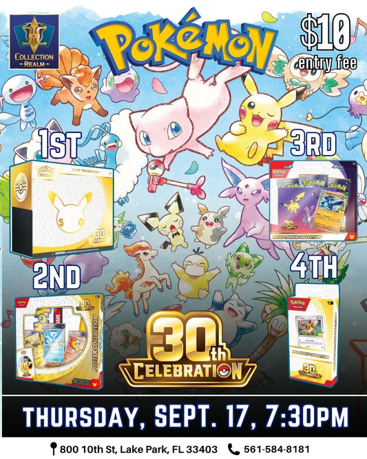 Pokémon TCG Tournament — Thursday 7:30 PM, September 17