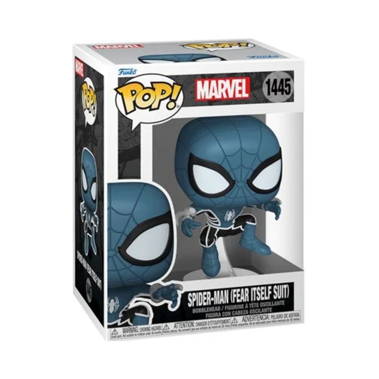 Spider-Man (Fear Itself Suit) Funko Pop! Marvel Comic Spider-Man - Approx. 4" Collectible Vinyl Figure #1445 with Display Box Protector Case