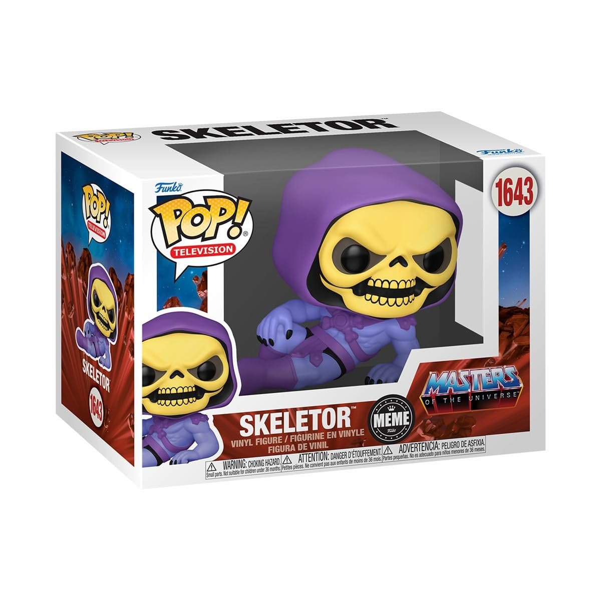 Skeletor #1643 Funko Pop! Television: Masters of the Universe - Approx. 3" Collectible Meme Vinyl Figure