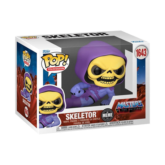 Skeletor Funko Pop! Television: Masters of the Universe - Approx. 3" Collectible Meme Vinyl Figure #1643 with Window Display Box