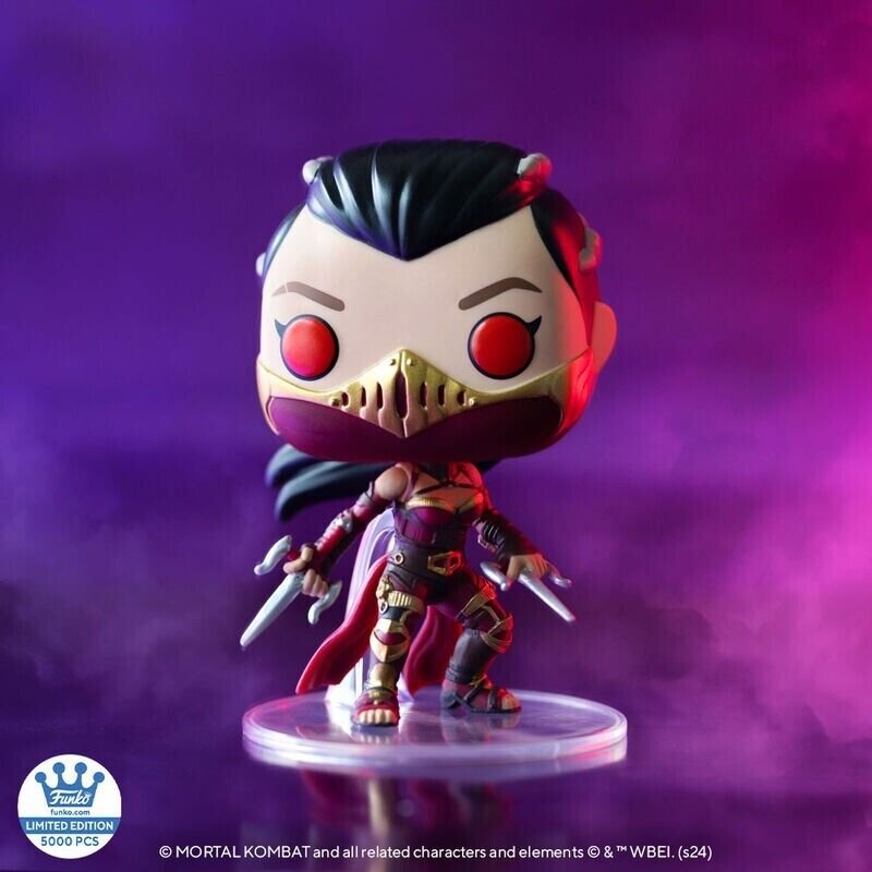 Mileena Funko Pop! Games Mortal Kombat 1 - Limited Edition 1 of 5000 - Approx. 3.8" Collectible Exclusive Vinyl Figure #1024 with Display Box Protector Case