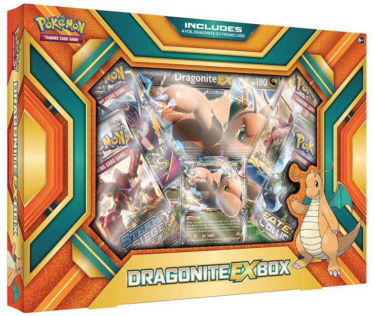 Pokemon TCG XY Evolutions Dragonite EX Box Pokemon Trading Card Game Collectible Cards