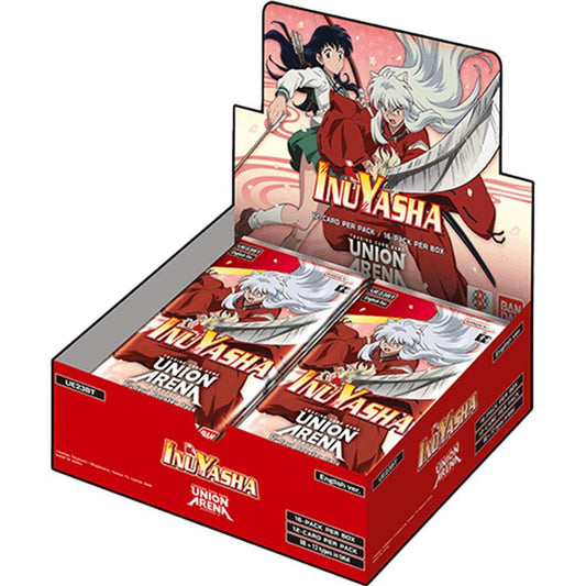 UNION ARENA Inuyasha Booster Box UE23BT – 16 Packs Trading Card Game Set Featuring UNION ARENA, Includes Characters from Inuyasha & Inuyasha: The Final Act