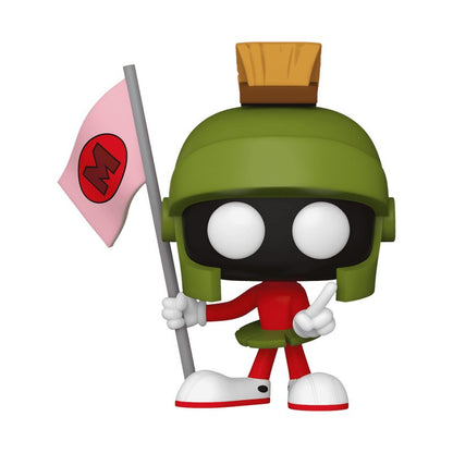 Marvin The Martian with Martian Flag Funko Pop! Animation Looney Tunes - 2024 SDCC Shared Sticker (Summer Convention Exclusive) Limited Edition - Approx. 3.75" Collectible Vinyl Figure #1589 with Window Display Box