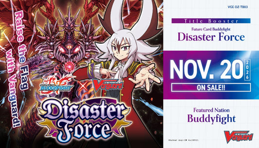 Cardfight!! Vanguard Buddyfight Disaster Force VG-DZ-TB03 Booster Pack Box TCG