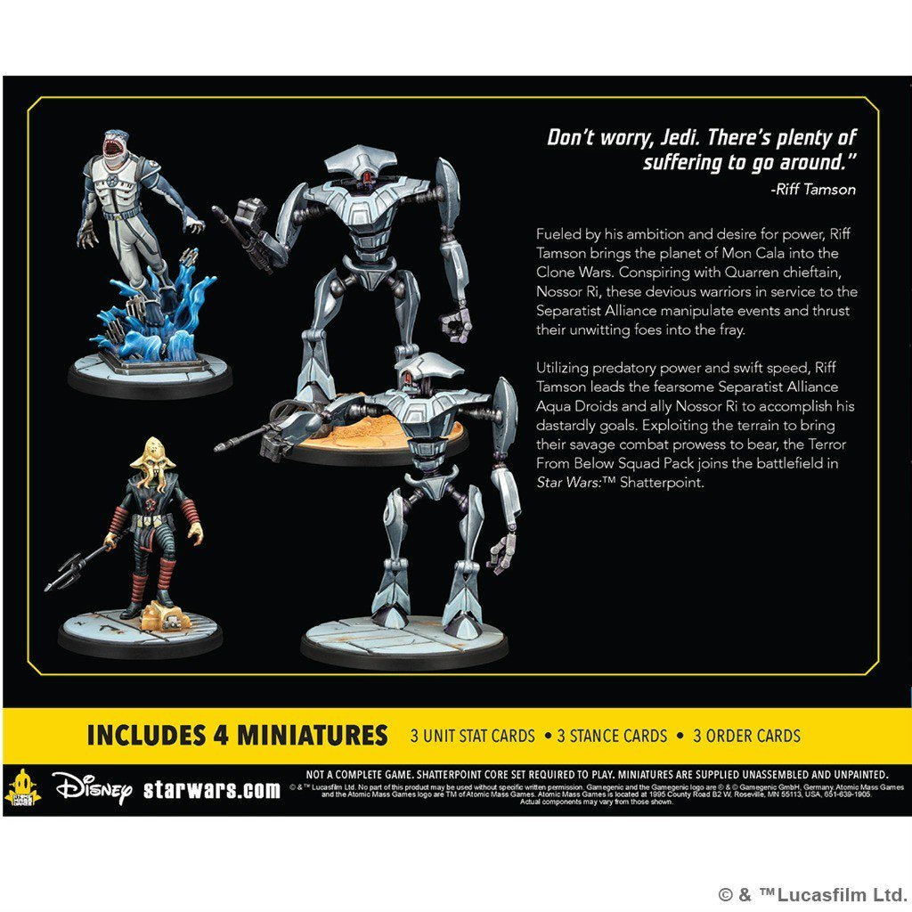 Star Wars: Shatterpoint Terror From Below Squad Pack