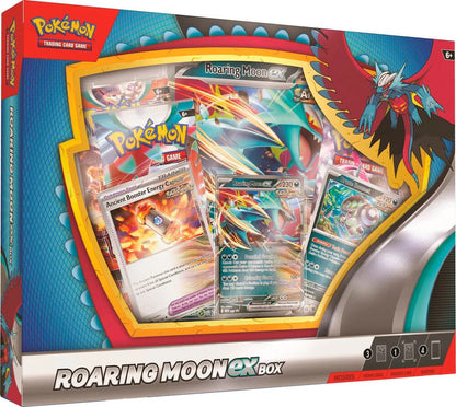 Pokemon TCG Roaring Moon ex Box with Promo Card and Booster Packs