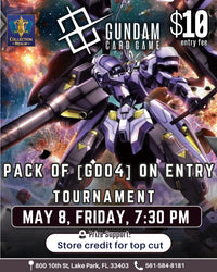 Gundam Card Game Tournament – May 8 (Fri) 7:30PM
