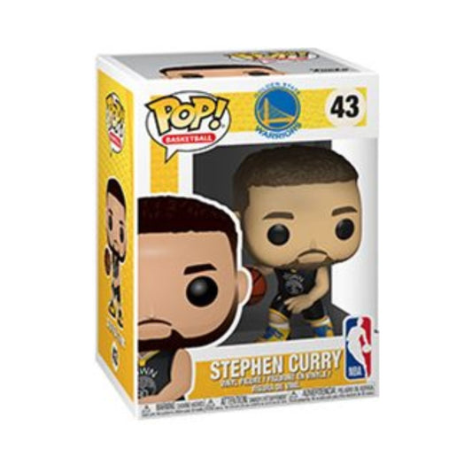 Stephen Curry Funko Pop! Basketball Golden State Warriors - NBA Star - Approx. 3 3/4" Collectible Vinyl Figure #43 with Display Box Protector Case