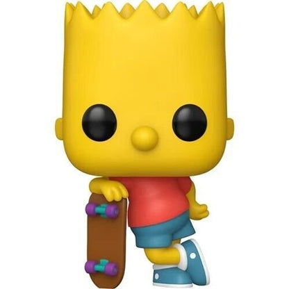 Bart Simpson with Skateboard Funko Pop! Television The Simpsons - Approx. 3 1/2" Collectible Vinyl Figure #1652 with Display Box Protector Case