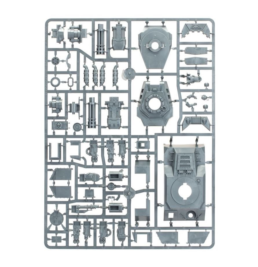 Warhammer 40,000 Astra Militarum Leman Russ Battle Tank Model Kit – Multi-Variant Plastic Vehicle with Custom Weapon Options for Warhammer 40K
