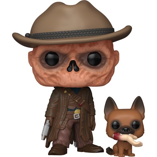 The Ghoul with CX404 #1766 Funko Pop! Television Fallout (TV Show) - Approx. 4 1/4"(The Ghoul) and 1 3/4" (CX404) Collectible Vinyl Figure Bundled with Display Box Protector Case