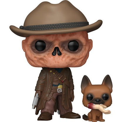 The Ghoul with CX404 #1766 Funko Pop! Television Fallout (TV Show) - Approx. 4 1/4"(The Ghoul) and 1 3/4" (CX404) Collectible Vinyl Figure Bundled with Display Box Protector Case