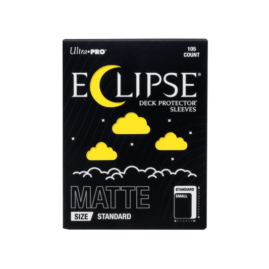 Ultra PRO Eclipse Matte Standard Deck Protector Sleeves Lemon Yellow 105CT - Opaque Trading Card Sleeves, Smooth Shuffle Feel, Durable & Split-Resistant Card Protection (PRE-ORDER AUGUST)