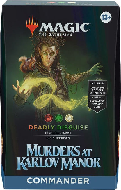 MTG Murders At Karlov Manor Deadly Disguise Commander Deck Magic The Gathering Cards