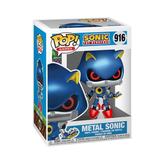 Metal Sonic Funko Pop! Games Sonic The Hedgehog - Vinyl Figure #916 with Window Display Box