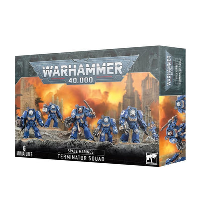 Warhammer 40,000 Space Marines Terminator Squad – 5 Elite Tactical Dreadnought Miniatures Plastic Kit | Citadel Games Workshop Tabletop Wargame Figures (PRE-ORDER)