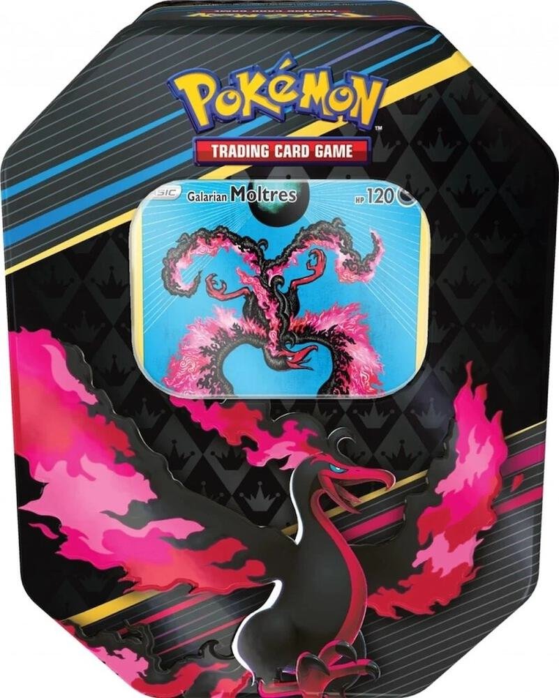 Pokémon TCG Crown Zenith Galarian Moltres International Tin