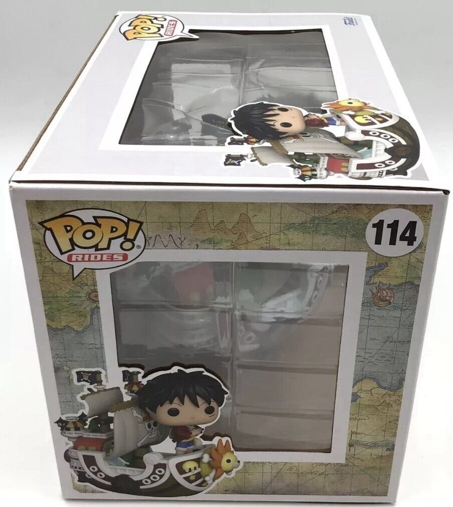 Funko Pop! Rides One Piece Luffy With Thousand Sunny #114 Winter Convention NIB