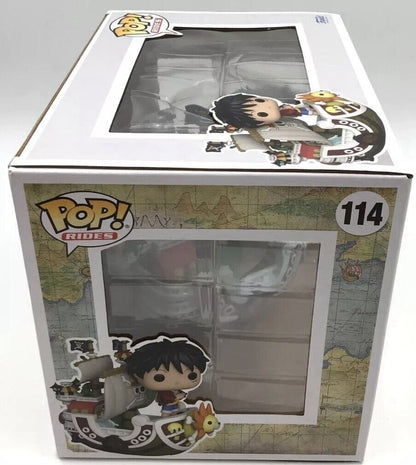 Funko Pop! Rides One Piece Luffy With Thousand Sunny #114 Winter Convention NIB