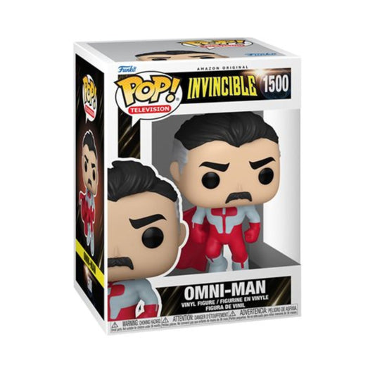 Omni-Man Funko Pop! Television Invincible - Heroic Viltrumite - Approx. 4 3/4" Collectible Vinyl Figure #1500 with Window Display Box