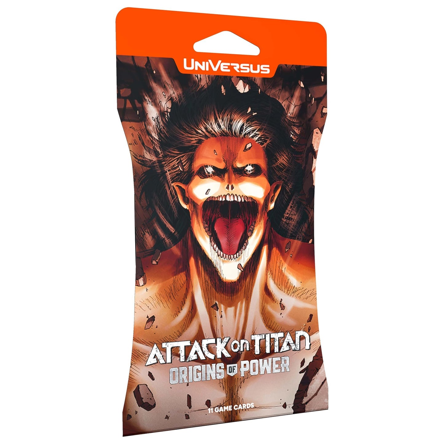 UniVersus: Attack on Titan: Origins of Power Booster Display Box - Includes 24 Booster Packs (11 Cards Ea), Deck-Building Card Game, Randomly Assorted