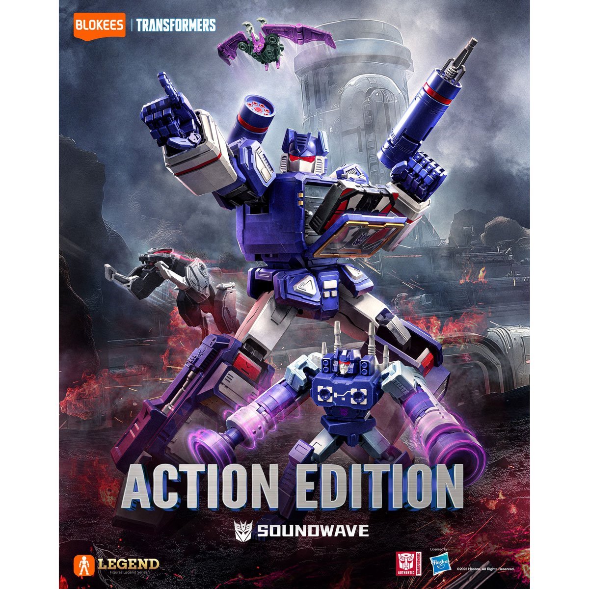 Transformers Action Edition G1 Soundwave AE03 Blokees (PRE-ORDER - Release Date: June 10, 2026)