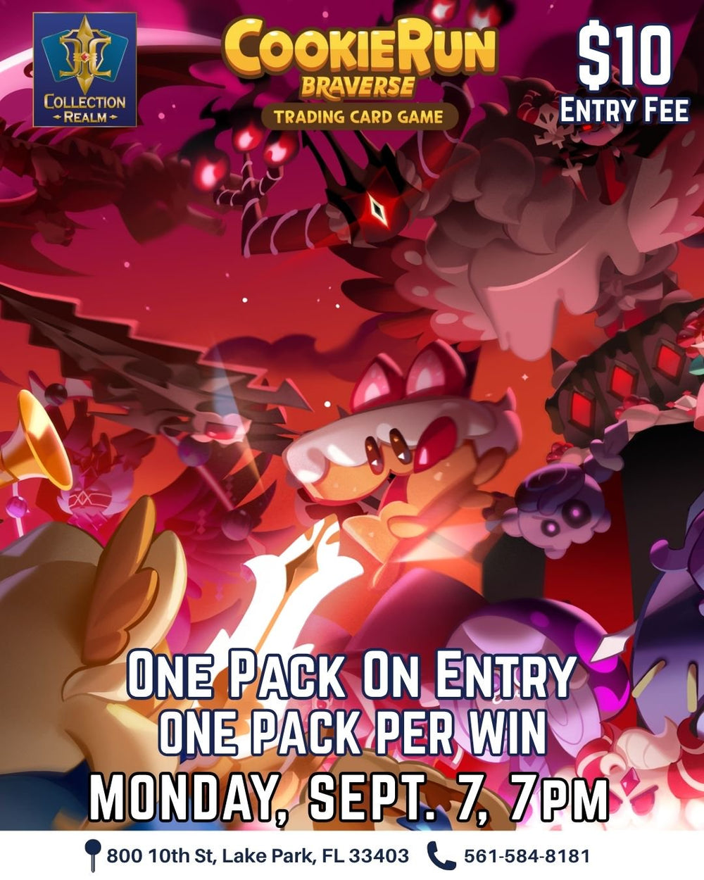 Cookie Run Braverse TCG Tournament – September 7, 2026 (Monday 7:00 PM)
