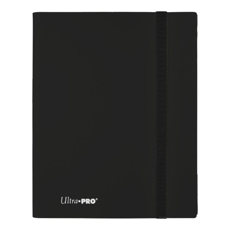 Ultra PRO Binder 9 Pocket Jet Black trading card binder album with 360 Plus card capacity secure card storage binder