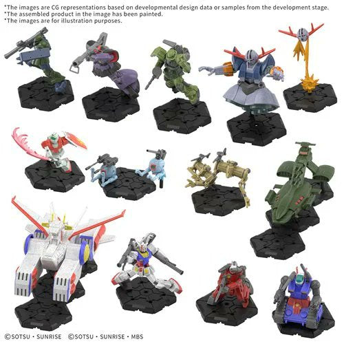 Bandai Hobby Gunpla Gundam Assemble 01 Deluxe Set Model Kit - Mini Gundam Figures, Bandai Gundam Model Kit Anime Model Kits, Gundam Miniatures & Collectible Action Figure Toys (Pre-Order November)